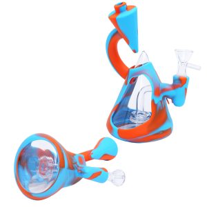 8'' Silicone Alien Bong (SMKE-045-B)