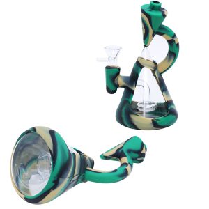 8'' Silicone Alien Bong (SMKE-045-C)