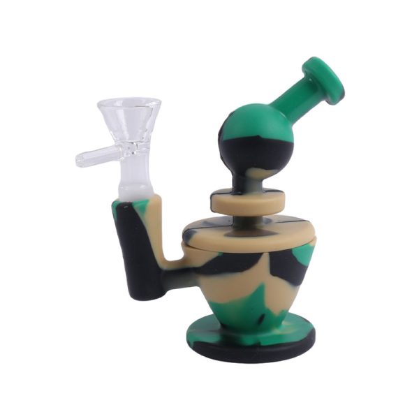 5''Little Puff  Silicone Micro Bong (SMKE-065-A)