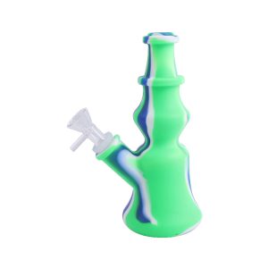 8''Pagoda silicone bong (SMKE-066-A)