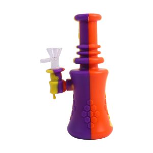 8'' Classic Honey Drop Silicone Bong (SMKE-067-A)