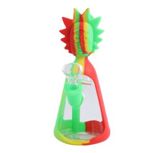 7''  Silicone Alien Cap Bong (SMKE-068-B)