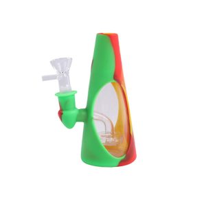 6'' Cone silicone bong (SMKE-074-B)