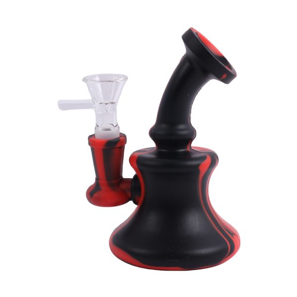 5'' Portable silicone bong (SMKE-079-A)