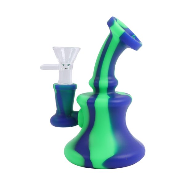 5'' Portable silicone bong (SMKE-079-C)