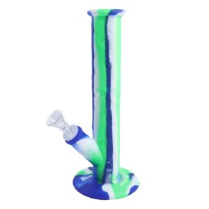 10''Silicone Tube Style bong (SMKE-080-B)