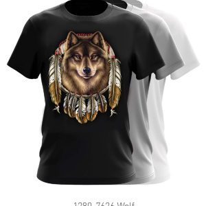 Wolf Shield Graphic Tees - (1280-WS)