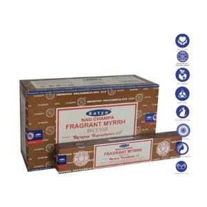 Satya Nag Champa - Incense Sticks, 15g Fragrance Myrrh (15.175)
