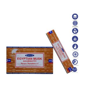 Satya Nag Champa - Incense Sticks, 15g Egyptian Musk (15.250)