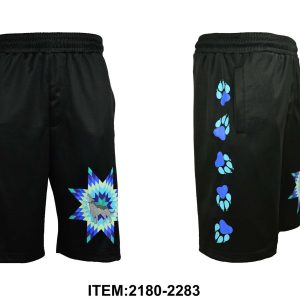 StarQuilt Wolf Adult Athletic Shorts- (2180-2283)