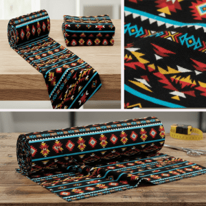 7 Lake  Design  - 100 % Cotton Fabric Yard/Bolt -Design (2906 Black)