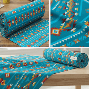 7 Lake  Design  - 100 % Cotton Fabric Yard/Bolt - Design (2906 TQ)