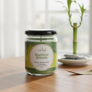 13Oz Ampliscent Candles Odor Eliminator - Bamboo Breez