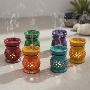 ZENN Aroma Oil Diffuser Jali Designe in 7 Chakra (57.335)