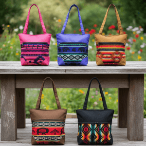 Ecuadorian Zipper Tote Purse (EC-Z-TOTE)