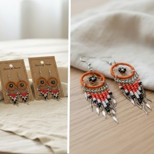 Acrylic Spirit of Nature Earrings  (EMC Jewelry-17)