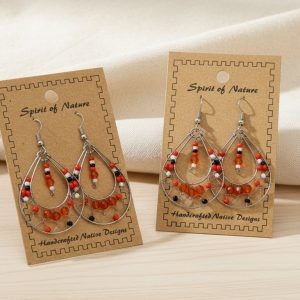 Acrylic Spirit of Nature Earrings  (EMC Jewelry-20)