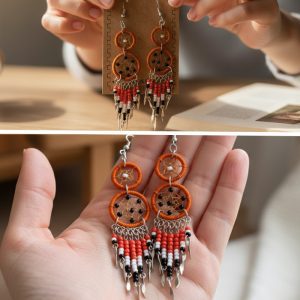 Acrylic Spirit of Nature Earrings (EMC Jewelry-22)