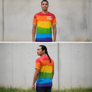 Pride -T shirt-Rainbow-Assorted Size (LGBTQ-01)