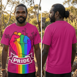 Pride -T shirt-Rose red-Assorted Siz (LGBTQ-04)