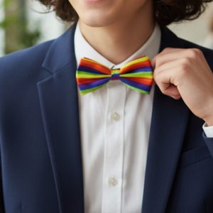 LGBTQ Rainbow bow tie (LGBTQ-18)