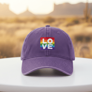Rainbow Pride Gay Themed  Hat-Purple (LGBTQ-26)