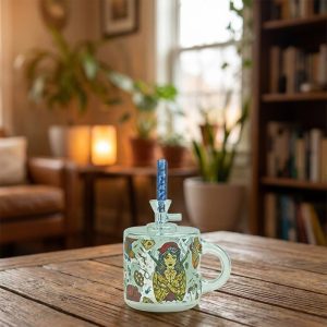 Haze 6" Coffee Mug Mini Bubbler - Blue (Mini-G)