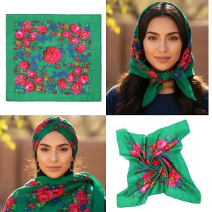 CD-Scarf-1-30 Non-Metallic Green