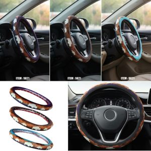 Super Plush Steering Wheel Cover Rustic Bison (9821)