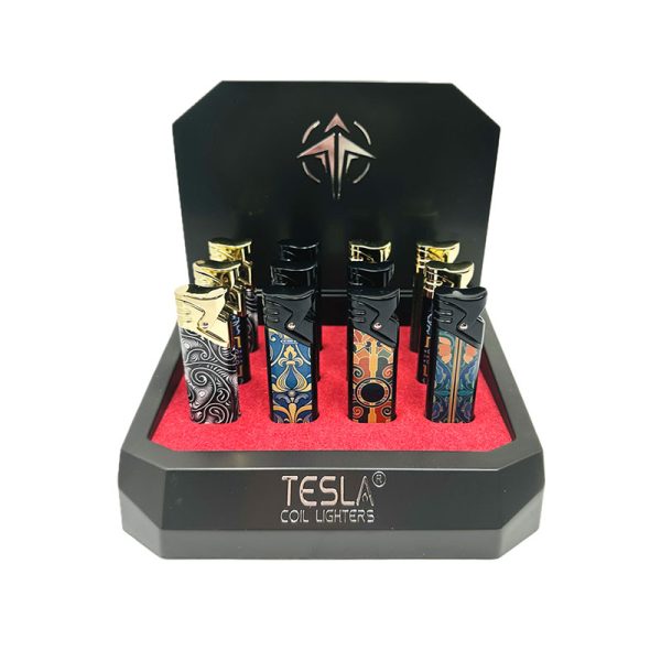 Tesla Slim modern torch slide down to metal & design (61770-T)