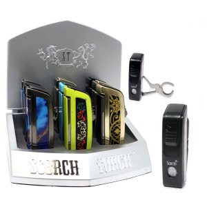 Scorch Torch/Heavy duty cigar torch lighter w/built in scissor cigar cutter (61790-1)