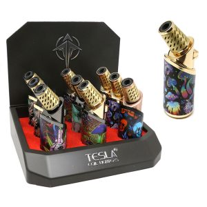 Single Torch Cigar Heavy Duty Torch w/ Falcon Jet Nozzle & Cigar Punch (61821-T)