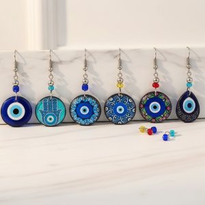 Acrylic Evil Eye Earring (AC-EE-EAR)