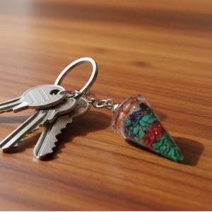 ORGONITE PENDULUM KEY CHAIN (ORG-PEND-KC)