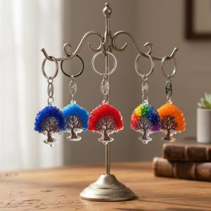 TREE OF LIFE SHAPED ACRYLIC KEY CHAIN (TOL-AC-KEY)