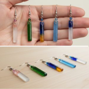 FUSED GLASS STYLE EARRING (GL-EAR)