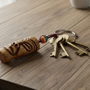 HAND CRAFTED DROPBOX KEY CHAIN LONO (KC-1107- LONO)