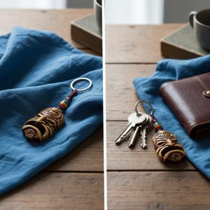 HAND CRAFTED DROPBOX KEY CHAIN PUOHO (KC-1110- PUO)