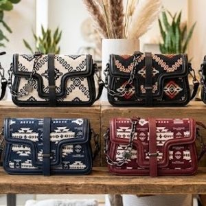 Modern Mosaic NCW Crossbody Jacquard Bag (2696)