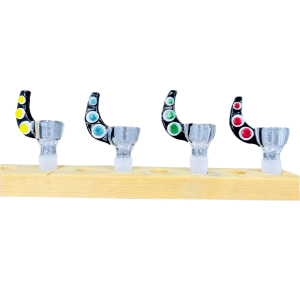 Handle Glass Bowl - Assorted (CC486)
