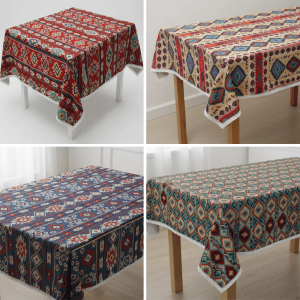 Indigenous Geometric Figure Design Table cover, Size - 59×71 (CDYWL-2585)