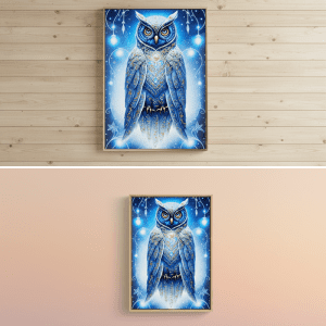Picture Frame With Aluminium Alloy Frame - Owl (CDYWL-2597)