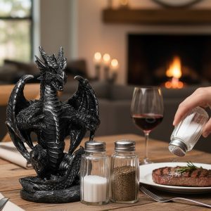 Dragon Salt & Pepper Shaker Holder (CDYWL-2639)