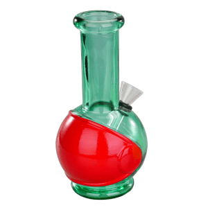 6″ Round Base Mini Glass Bong (JBLMIN-07-1E)