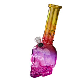 8'' Skull Glass Bong (JBLX-11-2B)
