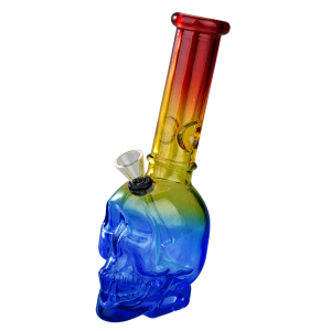 8'' Skull Glass Bong (JBLX-11-2C)