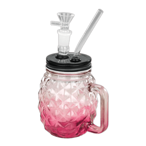 5''Juice Cup Glass Bong-Surface Plating Colors - Red (JTOP01.1003BA)