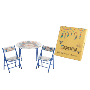 Dream Cather Design Kids Table & Chair 3pcs Set (NTVK-003)