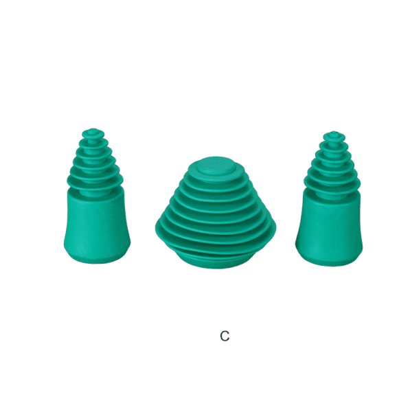 HoneyPuff Cleaner Plugs+Caps - Green (P1313 C)