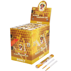 HoneyPuff Flavored Cellulose Pre-Rolled Cones-Honey (P8059 (P8226-06))